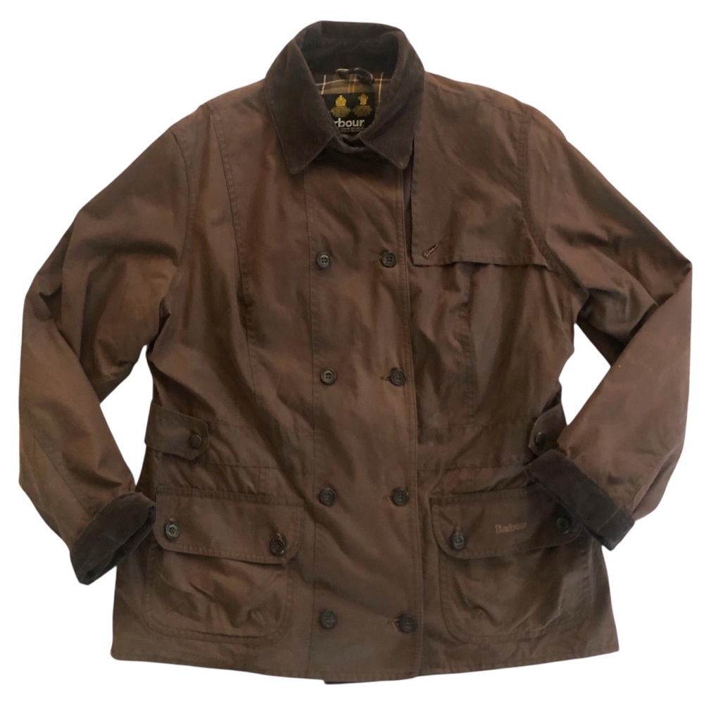 Barbour Chocolate Double-Breasted Coat